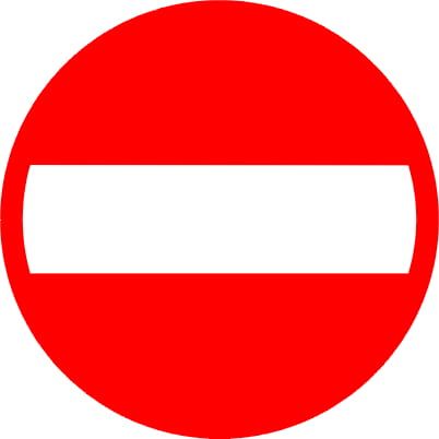 Znak-B-2-zakaz-wjazdu-600-1-typ-z-uchwytami-w-kpl-rozmiar-maly